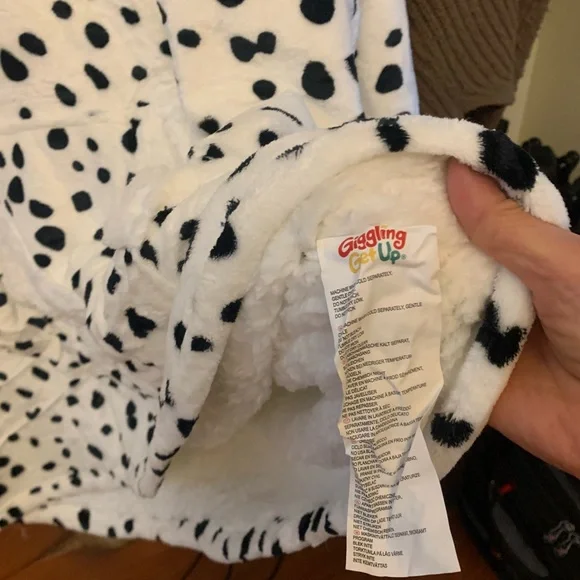 Cozy Dalmatian Print Hoodie - Picture 6 of 6